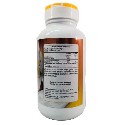 Omega 3 Vitalux | Reduce inflamación, mejora concentración y cuida tu corazón🧠💥